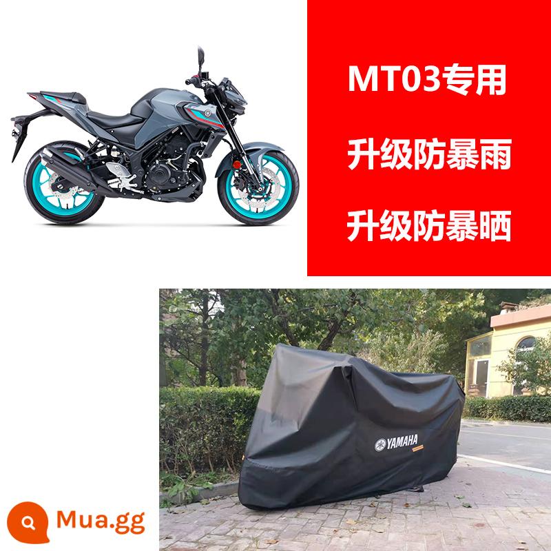 YAMAHA đầu máy xe ô tô che xe che mưa chống nắng cách nhiệt bàn đạp xe điện quần áo che mưa dày đa năng - Đặc biệt dành cho MT03