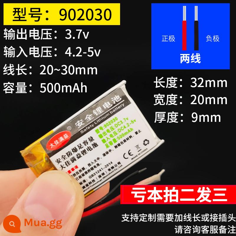 Máy ghi âm lái xe pin lithium 3.7v polymer Tai nghe Bluetooth Lingdu theo dõi áp suất lốp tích hợp pin sạc - Trắng