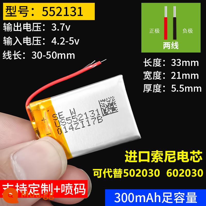 Máy ghi âm lái xe pin lithium 3.7v polymer Tai nghe Bluetooth Lingdu theo dõi áp suất lốp tích hợp pin sạc - Màu xanh hải quân