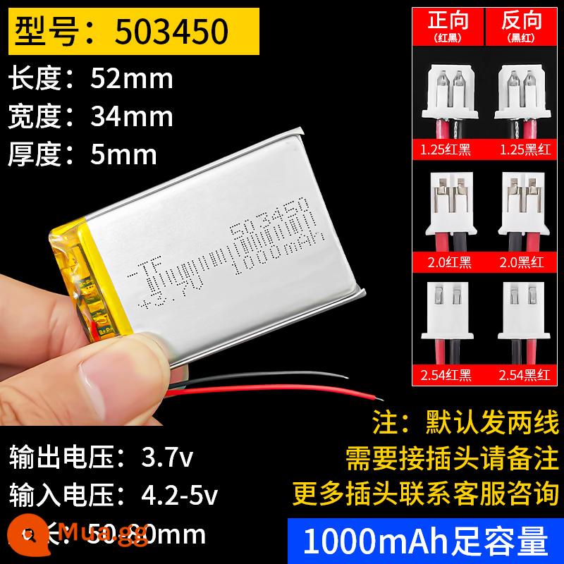 Máy ghi âm lái xe pin lithium 3.7v polymer Tai nghe Bluetooth Lingdu theo dõi áp suất lốp tích hợp pin sạc - màu xanh da trời