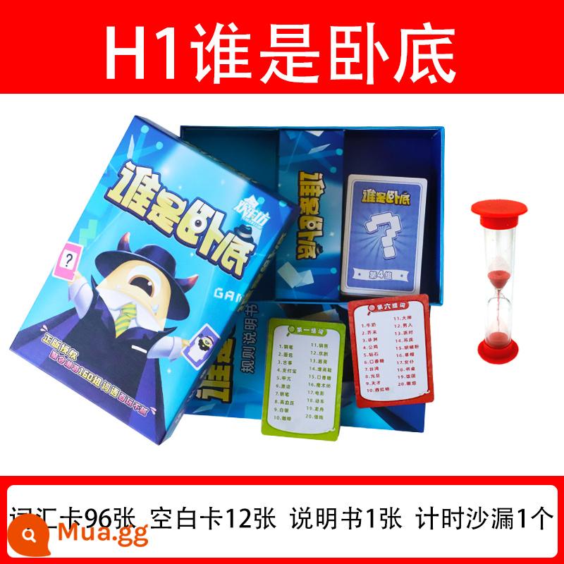 Ai là một nhóm tập hợp trò chơi game undercover - H1 là điệp viên + đồng hồ cát