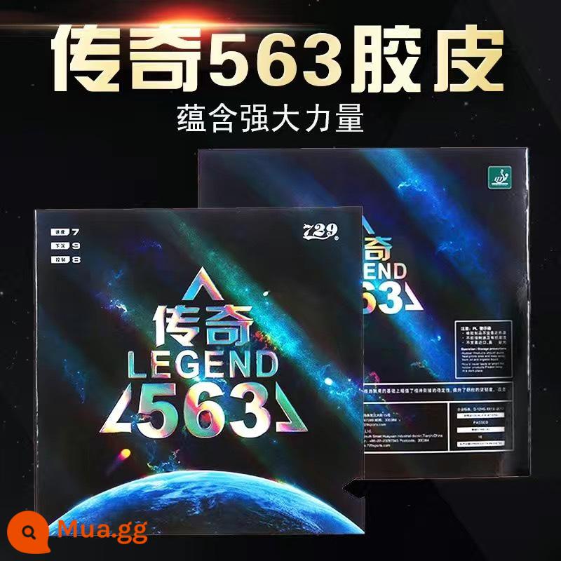 729 Bàn bóng quần vợt Gel Legend 563 Hạt keo thô High Bomb Bombe Bomge Khai phân - Legend 563 [mềm] đỏ dày 1.2