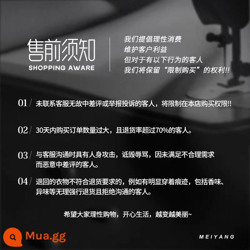 Meiyang MEIYANG Độc Quyền Áo Vest Tùy Chỉnh Ellie Cotton Thêu Chữ Cổ Tròn Rộng Trễ Vai Hàng Đầu - Hướng dẫn trước khi bán