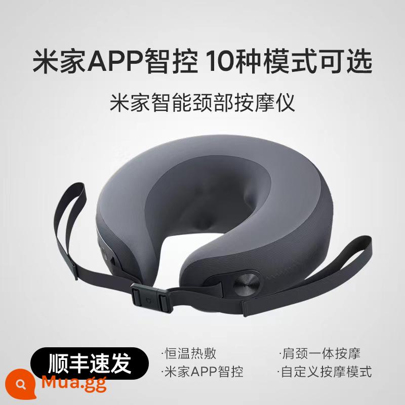 Xiaomi Máy Mát Xa Cột Sống Cổ Mijia Thông Minh Máy Mát Xa Vai Và Cổ Nhà Thoải Mái Nhiệt Độ Không Đổi Điện Massage Hiện Vật 1212 - [SF Express] Máy mát xa cổ thông minh Mijia