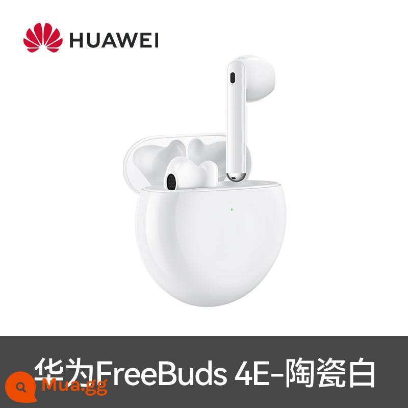 Tai nghe Bluetooth không dây Huawei FreeBuds 4E chống ồn chủ động running sports headset pro 966 chính hãng - gốm sứ trắng