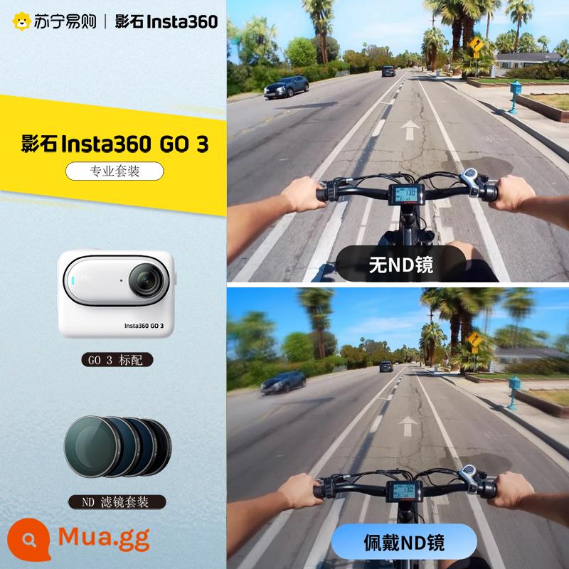 Hàng Mới Về Shadowstone Insta360 GO 3 Thumb Camera Thể Thao Vlog Du Lịch Kỷ Lục Đi Xe Đạp 1953 - Gói chuyên nghiệp