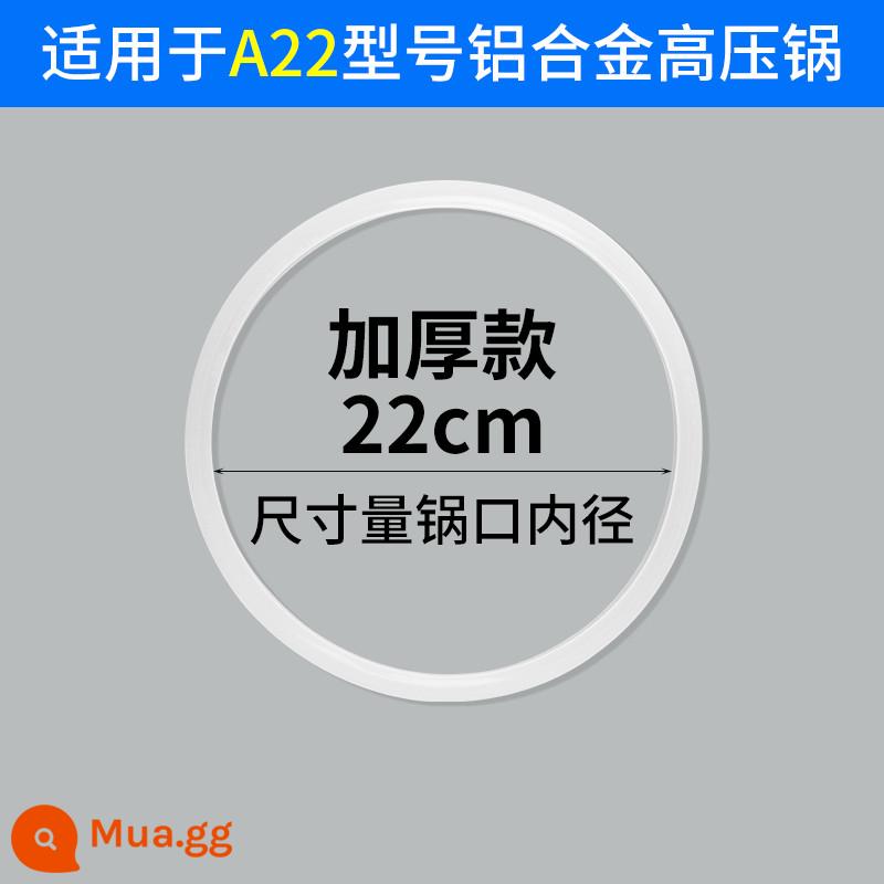 Nồi áp suất kín vòng đa năng vòng cao su cũ nồi áp suất silicone vòng trong tạp dề đệm phụ kiện danh sách 824 - Mẫu silicon dày [đường kính trong 22cm] thích hợp để in nồi áp suất cao A22