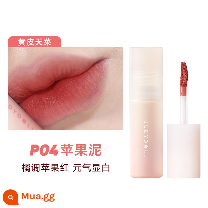 Judydoll Orange Son Men Ngoài Giờ Người Yêu Môi Bùn Thu Đông Son Môi Trắng Mờ Son Bóng Flagship Store 443 - P04 Táo xay nhuyễn [Bubble Mart]