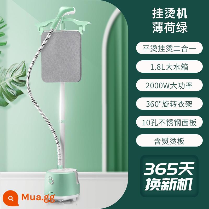 Haier máy ủi treo gia đình bàn ủi hơi nước cầm tay bàn ủi hơi nước đứng nhỏ treo ủi hiện vật 152 - xanh + xám