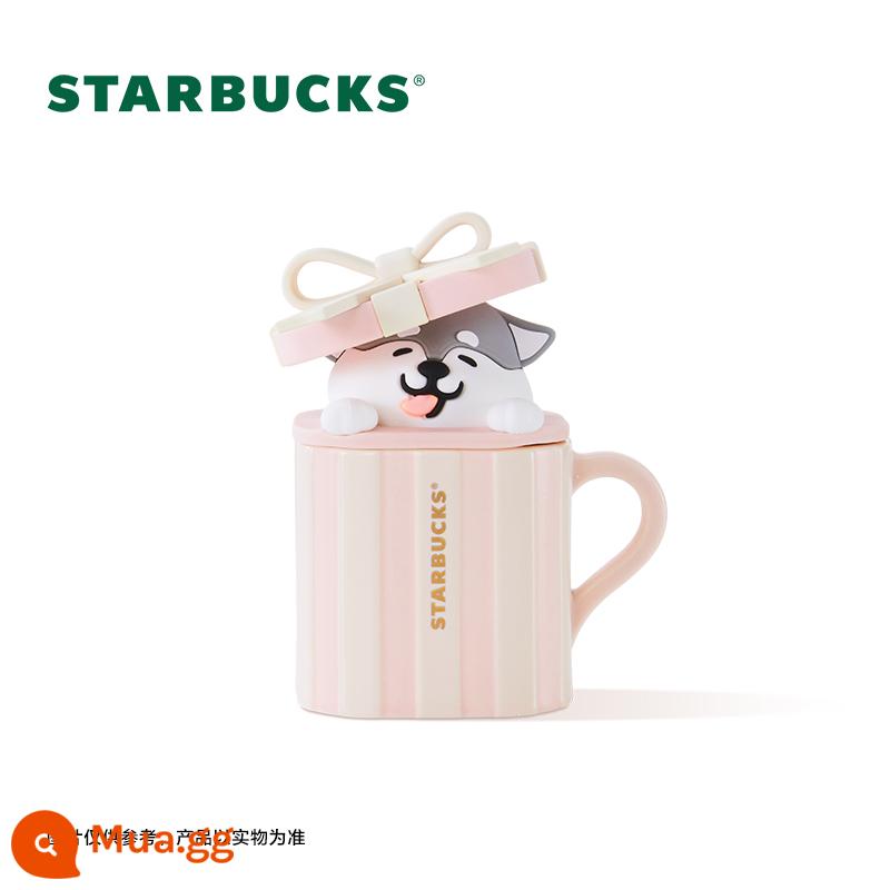 Starbucks Cup Thú Dễ Thương Series Bộ sưu tập Dễ Thương Quà Tặng Giá Trị Cao Mẫu Nam Nữ Học Sinh Cách Nhiệt Cốc Để Bàn Cốc - Cốc quà tặng dòng thú cưng dễ thương 350ml