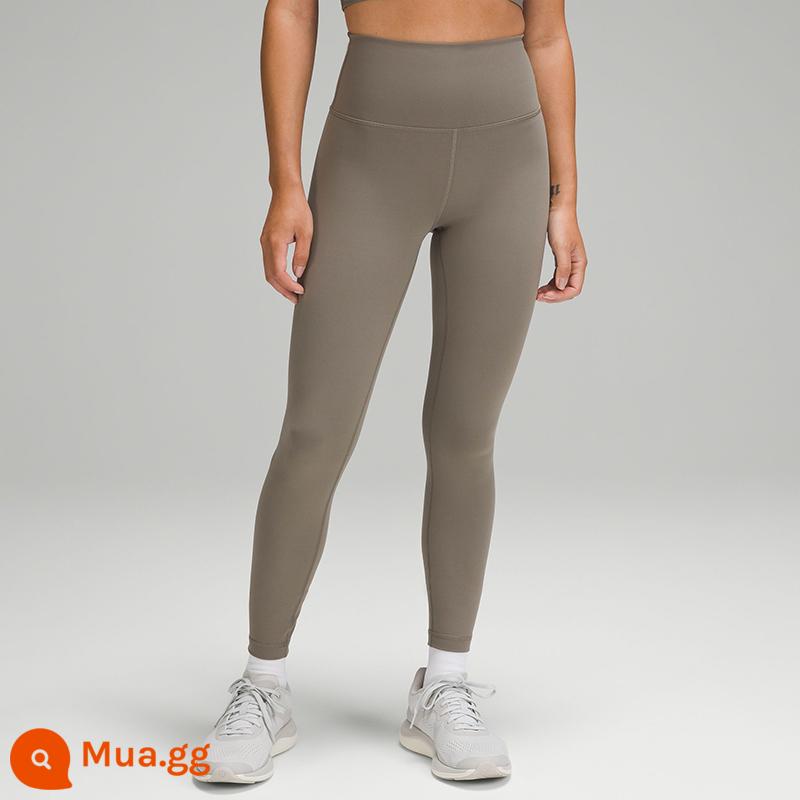 Quần cạp cao thể thao nữ Wunder Train 24"丨lululemon丨LW5CUDA - kaki nâu