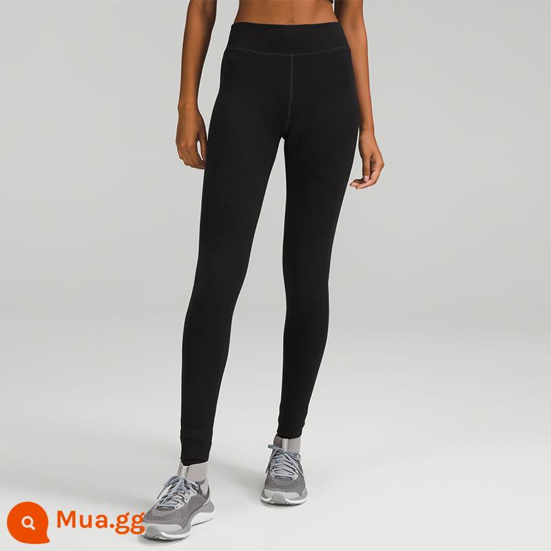 Quần bó thể thao lưng cao Keep the Heat dành cho nữ 28"丨lululemon丨LW5EHIS - đen