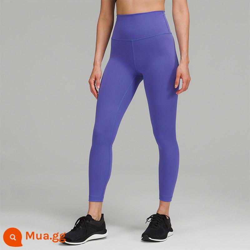 Quần cạp cao thể thao nữ Wunder Train 24"丨lululemon丨LW5CUDA - Màu chàm tích điện