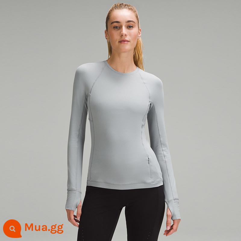 Đó là Áo len chạy bộ dài tay dành cho nữ Rulu™ Nhanh khô丨lululemon丨LW3FKIS - tê giác xám