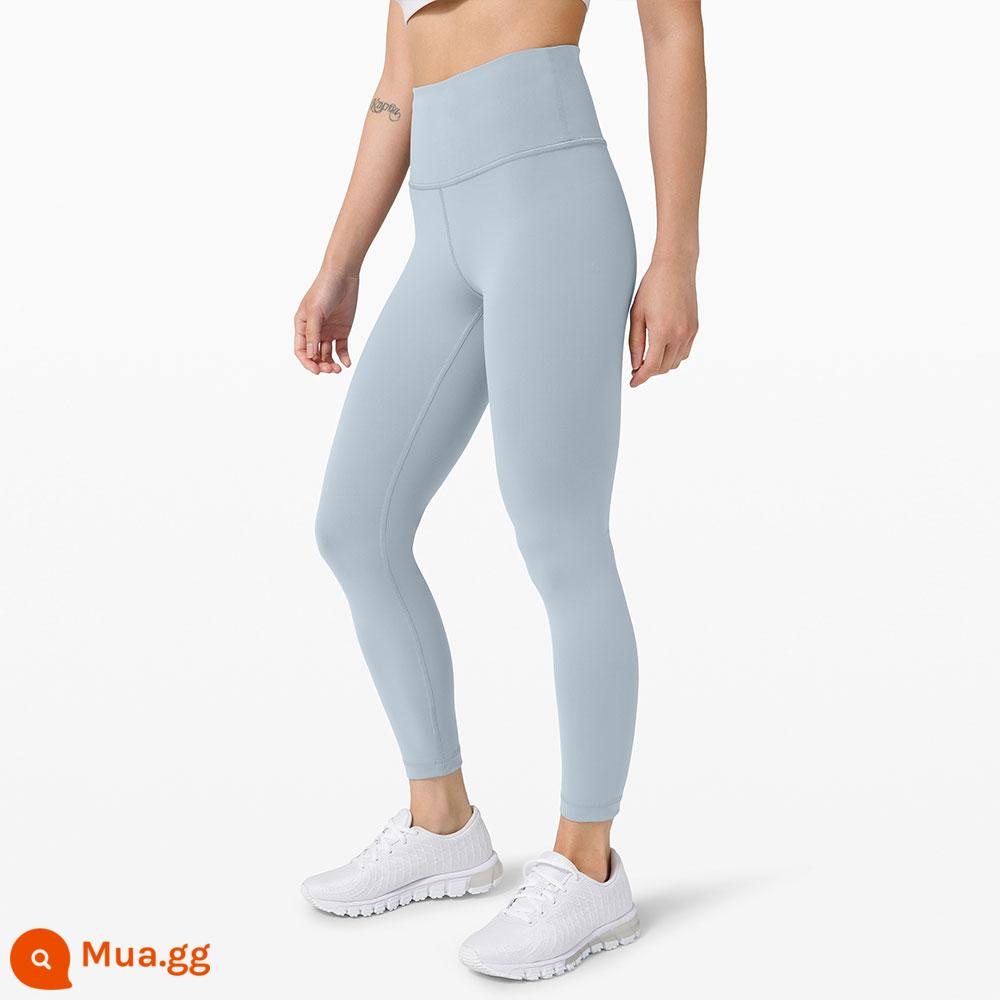 Quần cạp cao thể thao nữ Wunder Train 24"丨lululemon丨LW5CUDA - Màu xanh denim