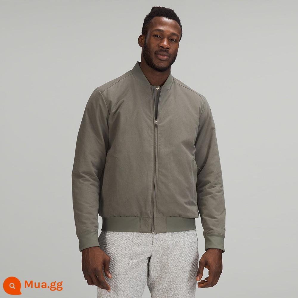 Đổi áo khoác bomber nam 丨lululemon丨LM4AI7S - xanh xám