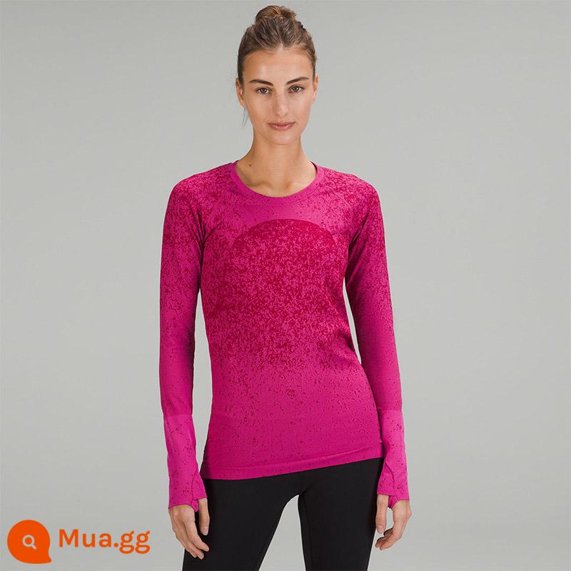 Áo thun thể thao dài tay dành cho nữ Swiftly Tech 2.0丨lululemon丨LW3GADS - Bột màu gradient/lựu