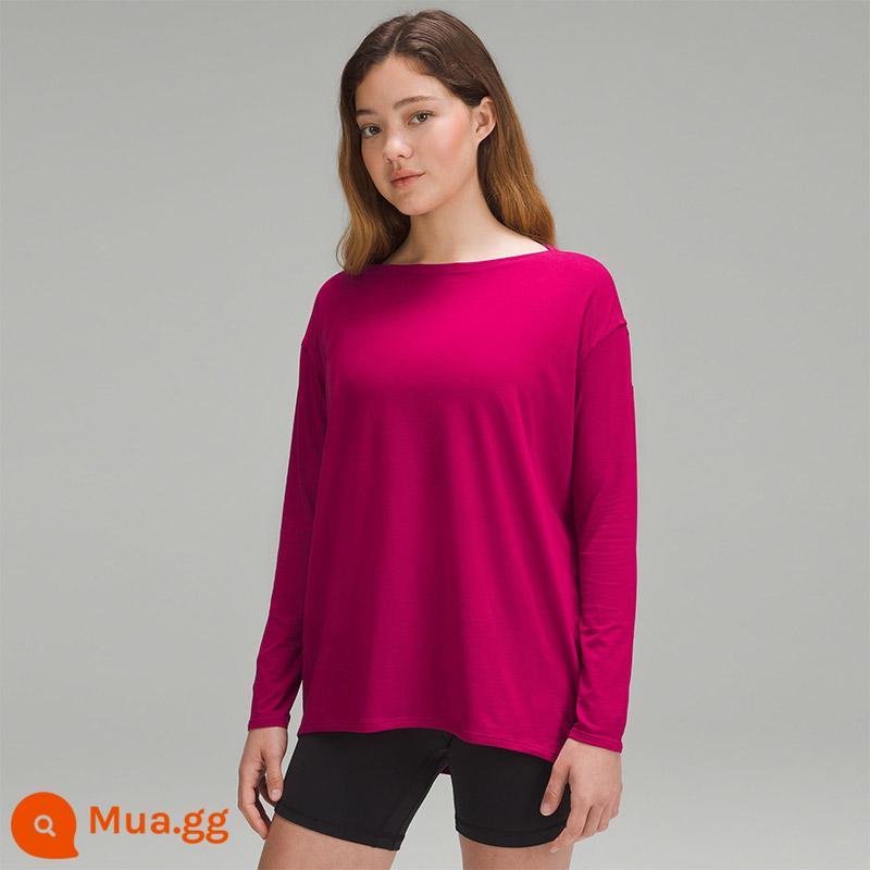 Áo thun nữ dài tay Back In Action丨lululemon丨LW3CXFS - Màu hoa dại