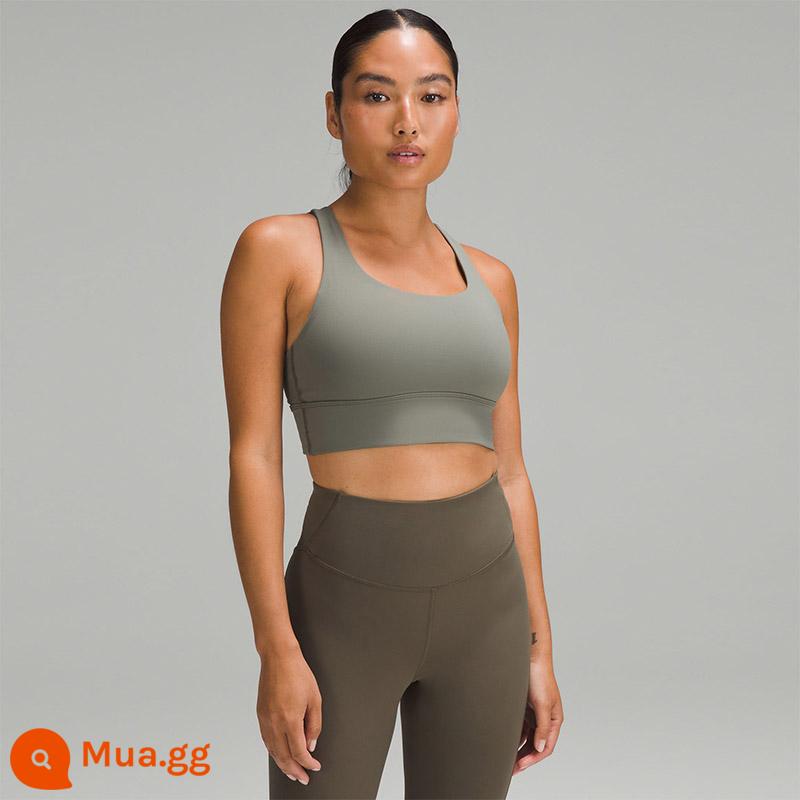 Áo ngực thể thao dài dành cho nữ Energy™丨lululemon丨LW2D86A - xanh xám