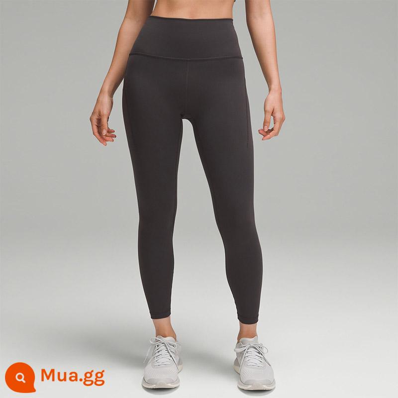 Quần bó nữ Wunder Train 24"*Phong cách bỏ túi Nhanh khô và thoáng khí丨lululemon丨LW5EZGA - màu xám than chì