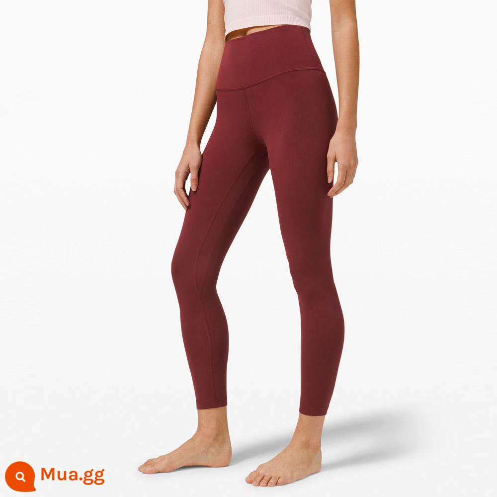 Quần bó thể thao lưng cao Align™ dành cho nữ 25" phong cách khỏa thân丨lululemon丨LW5CT3S - Merlot đỏ