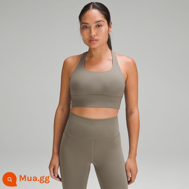 Áo ngực thể thao dài dành cho nữ Energy™丨lululemon丨LW2DGAA - kaki nâu