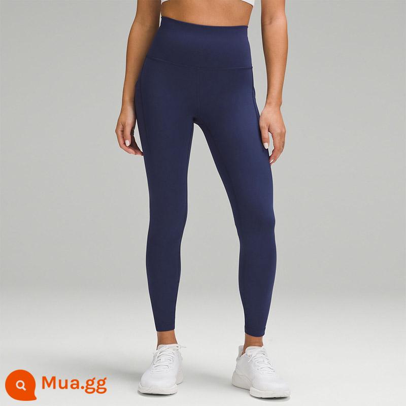 Quần bó nữ Wunder Train 24"*Phong cách bỏ túi Nhanh khô và thoáng khí丨lululemon丨LW5EZGA - màu biển đêm