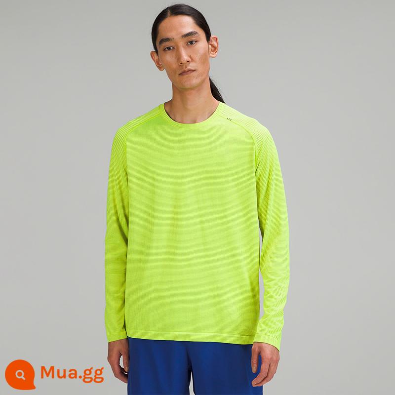 Áo thun nam thể thao dài tay Metal Vent Tech 2.0丨lululemon丨LM3CTDS - Dòng màu xanh nước biển/vàng sáng