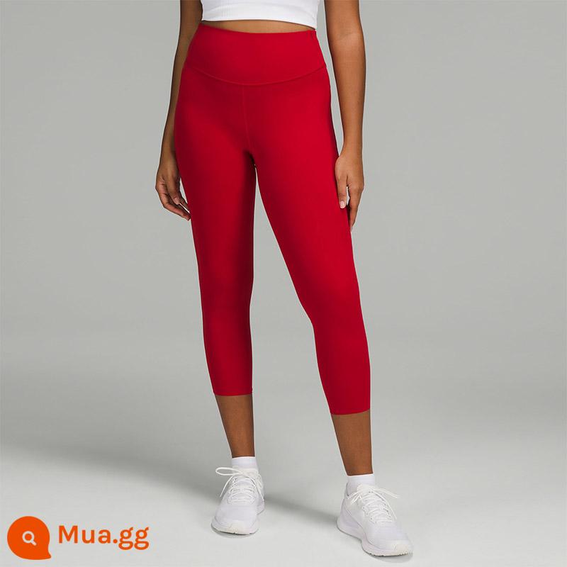 Quần legging cạp cao thể thao Base Pace dành cho nữ 25"丨lululemon丨LW5DKHS - màu đỏ