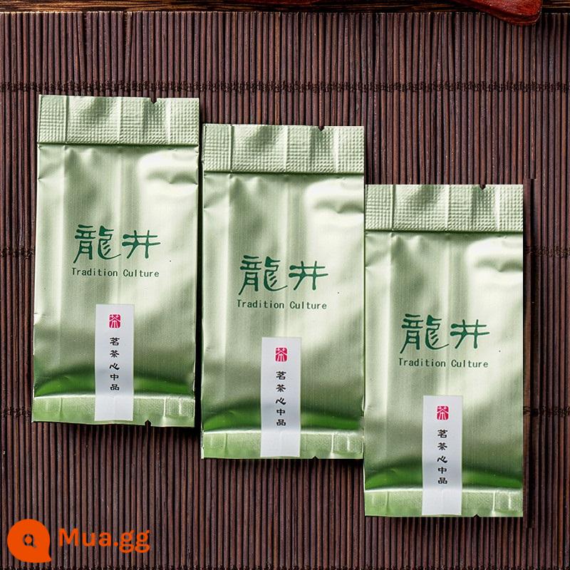 Trà thơm, trà xanh, trà đen, túi nhỏ Longjing, gói nhỏ, túi trà hình tam giác, túi trà khách sạn, LOGO tùy chỉnh một lần - Long Tỉnh 5g