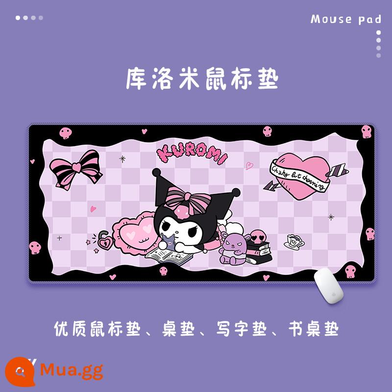 Miếng lót chuột Kulomi ngoại cỡ cô gái dễ thương chơi game chống thấm nước để bàn văn phòng máy tính lớn miếng lót bàn phím để bàn - D199 (19)