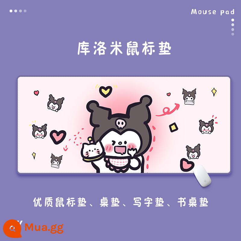 Miếng lót chuột Kulomi ngoại cỡ cô gái dễ thương chơi game chống thấm nước để bàn văn phòng máy tính lớn miếng lót bàn phím để bàn - D199 (7)