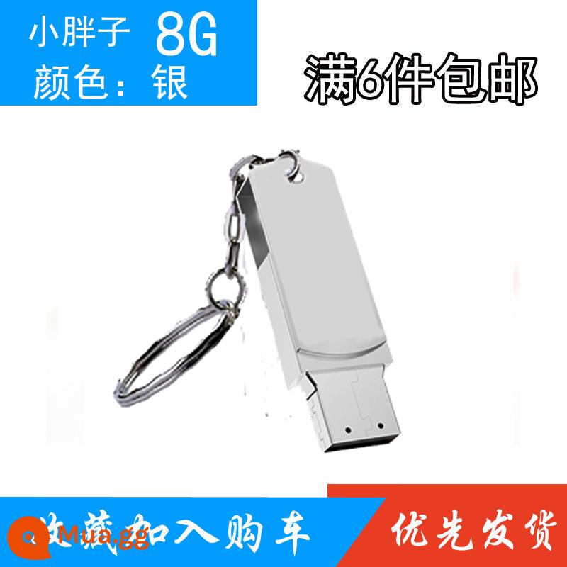 Bán buôn Đấu thầu ổ đĩa flash dung lượng nhỏ 1g Ổ đĩa flash 2g Ổ đĩa flash 8g Ổ đĩa flash USB 4g khắc quà tặng công ty tùy chỉnh logo - Tím 8[G]Ít Béo