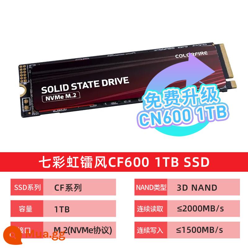 Nhiều màu sắc CN600 512G M.2 SSD máy tính để bàn NVME notebook pcie 4.0 ổ cứng thể rắn 1T - CF600 1TB