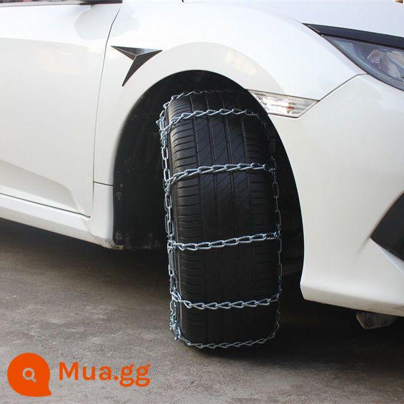 Xích chống trượt xe ô tô xe địa hình SUV đa năng đậm chất thép mangan không giắc cắm không làm tổn thương xích khẩn cấp lốp xe - Đặt hàng theo kích thước lốp Nếu bạn không biết kích thước, vui lòng liên hệ với bộ phận chăm sóc khách hàng và lắp cờ lê.