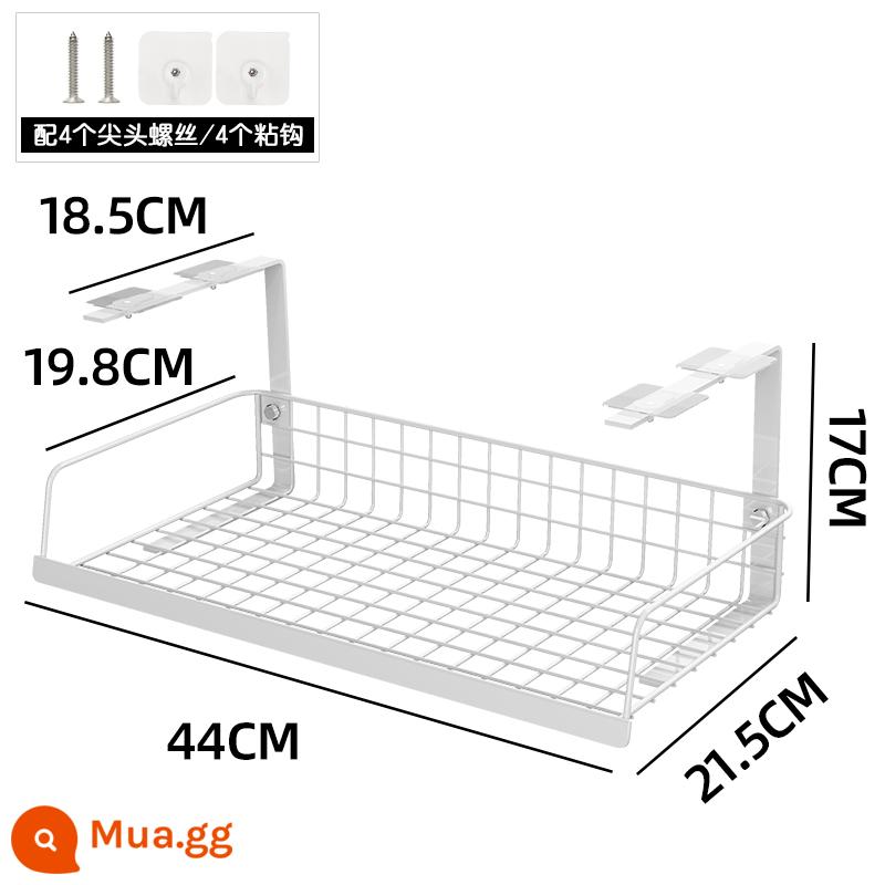 Văn phòng dưới bàn giá đỡ trạm lưu trữ hiện vật bảng dưới cùng bảng bên tủ treo miễn phí đấm hoàn thiện bàn chuyển đổi - Màu trắng nâng cấp kích thước cực lớn (kiểu móc dính)