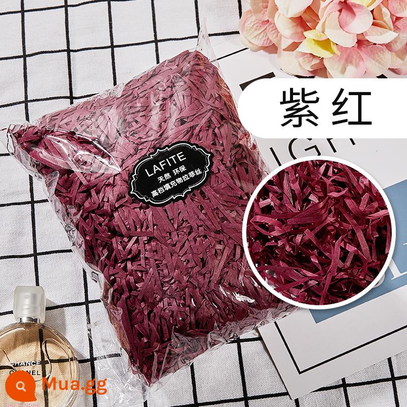 Hộp quà tặng raffia vụn giấy lụa sáng tạo hộp kẹo làm bánh Tanabata ngày lễ tình nhân đóng gói quà tặng phụ miễn phí vận chuyển - hoa vân anh