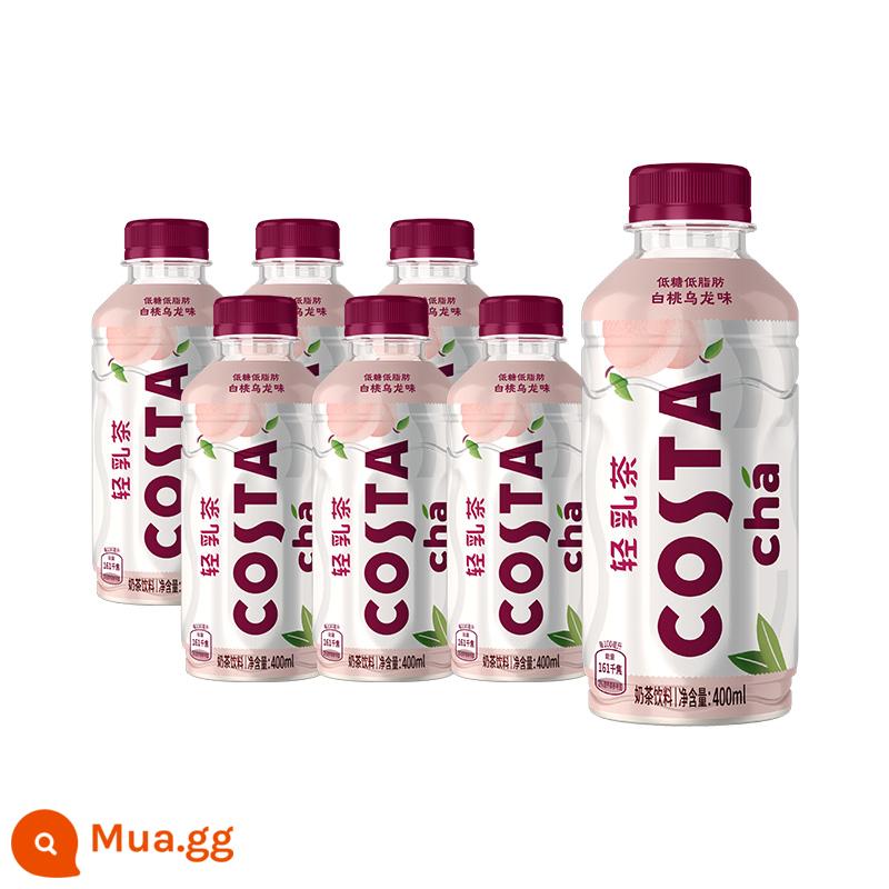 COSTA Cà phê Family Light Trà sữa Đào trắng Oolong ít đường Trà sữa ít béo Nước giải khát FCL đóng chai Coca-Cola - Hương ô long đào trắng 6 chai