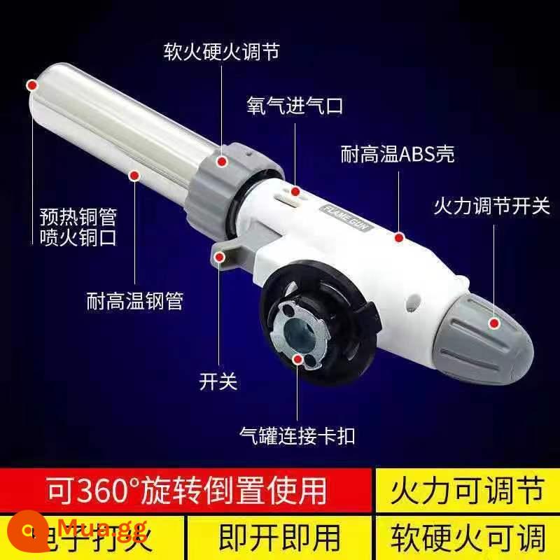 Kim tự tháp lò cassette bình gas ngoài trời thẻ từ lò butan khí hóa lỏng khí gas gas xi lanh nhỏ bình gas - súng phun lửa đảo chiều