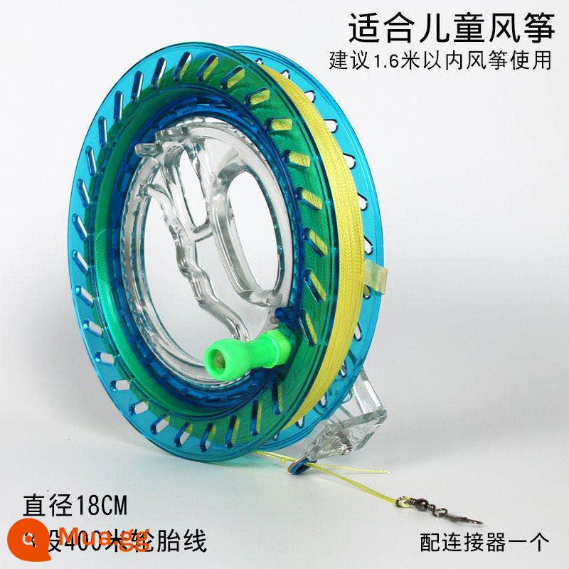 Bánh xe pha lê mới của Duy Phường, bánh xe diều, dây câu, bánh xe lớn cao cấp turbo dành cho người lớn, bánh xe dòng im lặng, ống chỉ nylon - Bánh xe pha lê 16cm Cáp 150 mét + đầu nối