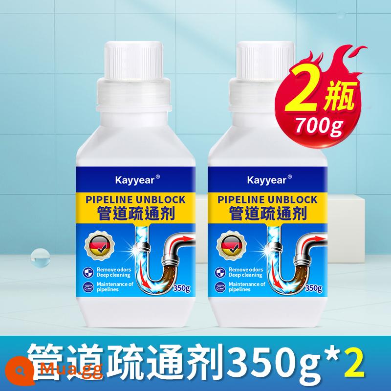 Chất nạo vét đường ống đánh tan cực mạnh thông cống nghẹt bồn cầu nhà bếp dung dịch nhờn hóa chất phổ thông - 700g