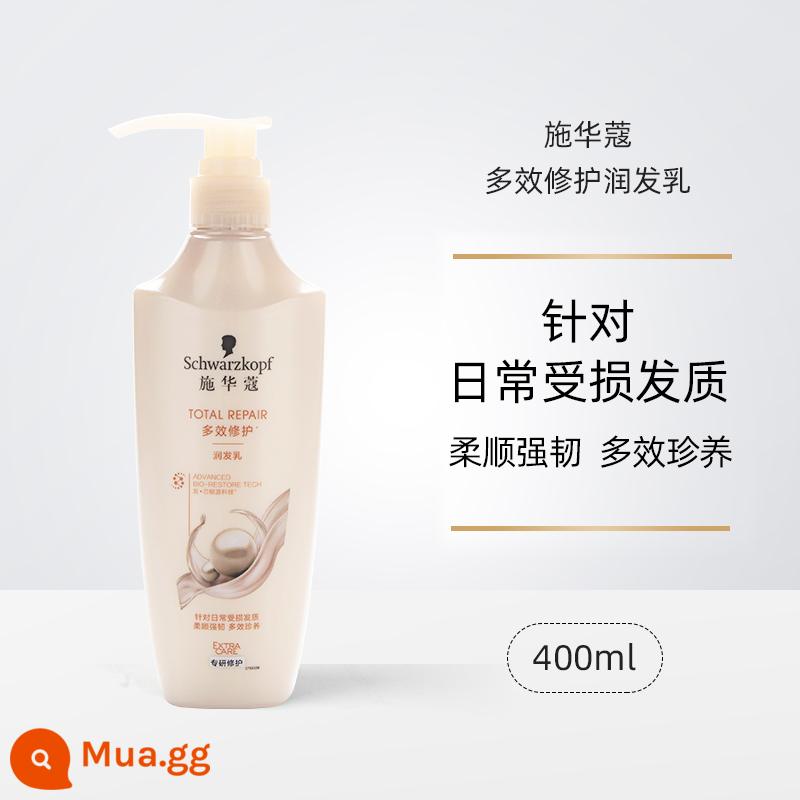 Schwarzkopf Dầu gội chuyên nghiệp tạo độ phồng, dai và nuôi dưỡng, kiểm soát dầu, dầu gội tạo bọt, dầu xả dành cho phụ nữ, phục hồi đa tác dụng - Dầu xả phục hồi đa tác dụng 400ml