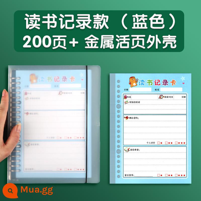 Phiếu ghi tập đọc Phiếu ghi tập đọc Vở tập đọc đoạn trích học sinh tiểu học dùng phiếu tập đọc một hoặc hai lớp ba lớp bốn lớp năm khen thưởng học sinh giải đoạn trích từ và câu hay - Biên bản đọc (200 trang) màu xanh + bìa cứng