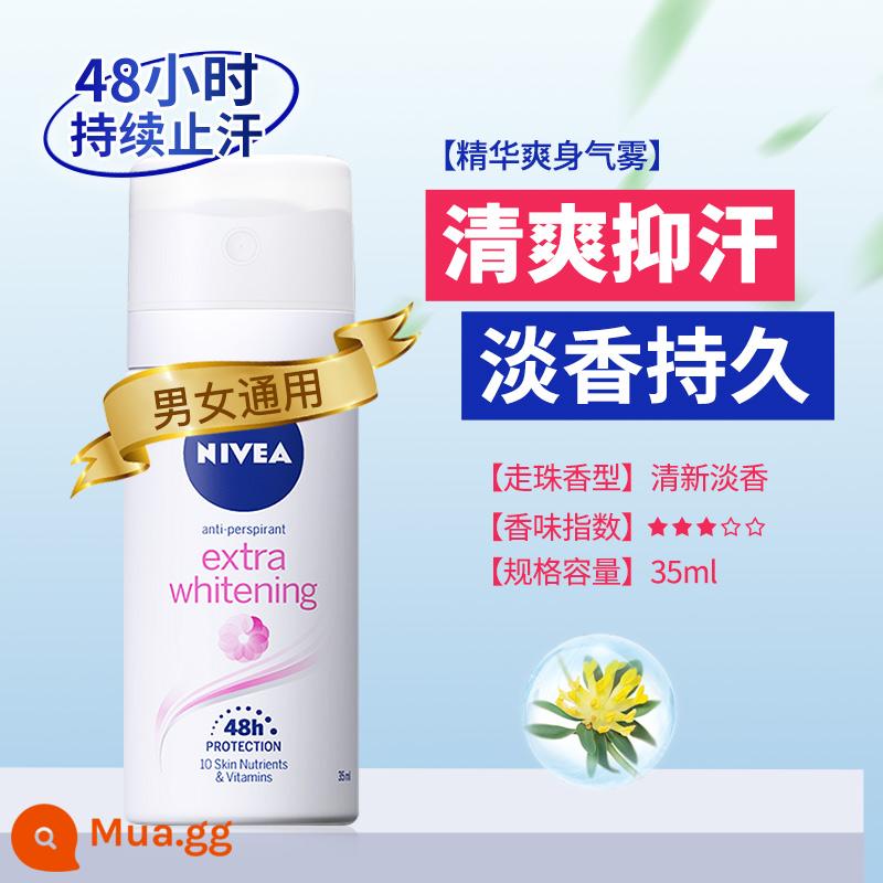 Nước hoa dạng cuộn Nivea lăn khử mùi dành cho nữ lăn nách nam hương thơm lâu nước hoa toàn thân dạng lăn dạng xịt sảng khoái hạt mồ hôi cơ thể hương thơm nhẹ - [Xịt Chống Mồ Hôi] Essence Soothing Mist 35ml