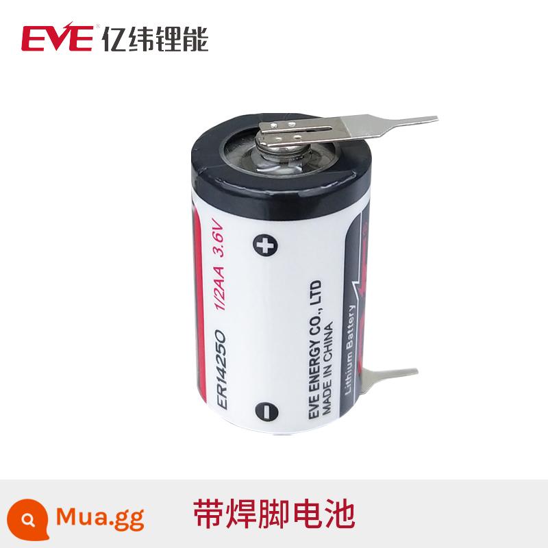 EVE Pin Lithium Năng Lượng ER14250 3.6V Thiết Kế Chương Trình Nhạc Cụ Thông Minh Điều Khiển Công Nghiệp PLC 1/2AA Dùng Một Lần - Chân hàn tùy chỉnh