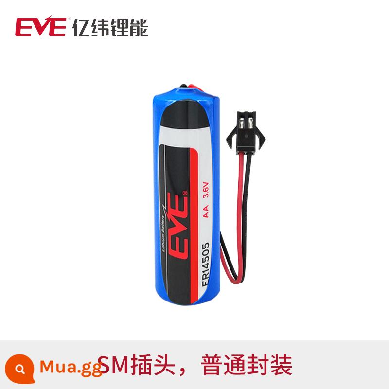 EVE tỷ chiều pin năng lượng lithium ER14505 3.6 v thiết bị tuần tra đo lưu lượng đo khí pin AA5 - Phích cắm máy bay ER14505-SM