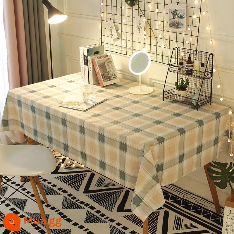 TableCloth Waterproof Oil and Waste Camer Team Sinh viên INS NORDIC Bàn đệm Net Red hình chữ nhật nhỏ mỹ phẩm nhỏ - Warm Accord [Không thấm nước và không sạch]