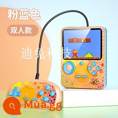 Máy Chơi Game Cầm Tay Sạc Di Động 6000MAh Hoài Cổ Bạn Trai Retro Trẻ Em Đôi Bé Gái Ngay Cả Tivi G6 Cầm Tay - G6 nhân đôi màu hồng với sạc di động 6000mAh