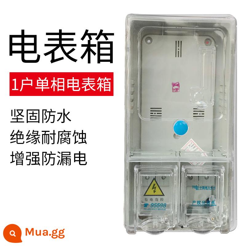 Đồng hồ điện một pha Delixi cho thuê nhà cho thuê nhà ba pha bốn dây 220v đồng hồ đo năng lượng điện điện tử thông minh độ chính xác cao - Hộp công tơ một pha dày