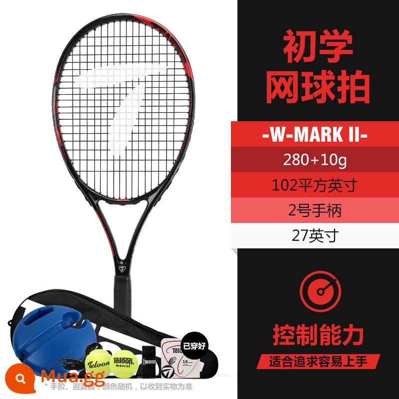 Vợt tennis Tianlong carbon dành cho sinh viên đại học, nam và nữ, người mới bắt đầu chơi đơn với bộ thiết bị luyện tập quần vợt phục hồi dây - Classic MARK II (tay cầm số 2)